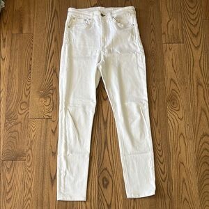 Rag & Bone White Skinny Jeans Sleek Design